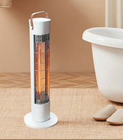 Chauffage électrique portable personnalisable Contrôleur automatique de chaleur infrarouge Chauffage PTC pour chambre à coucher et salon économe en énergie