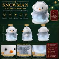 AI Emotion Eyes Sowman, Compagnon de câlin chaleureux pour les nuits calmes, Présence apaisante pour les enfants, Confort doux à chaque instant