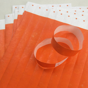 Bracelets personnalisés en Tyvek multi couleurs jetables bon marché bracelet personnalisé étanche d'entrée VIP en papier pour parc d'attractions sur le thème - Product Image 3
