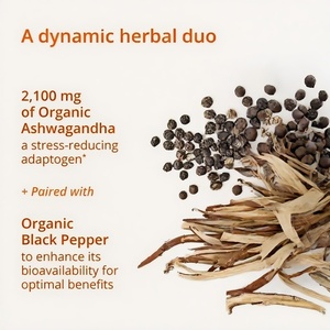 Tự Nhiên Chất Chống Oxy Hóa Hữu Cơ Kẽm shilajit Đen Maca Gốc Bổ Sung Panax Ginseng Chiết Xuất Nhân Sâm Ashwagandha Ksm66 Viên Nang Cho Người Lớn - Product Image 5