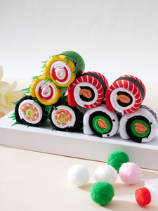 2025 nouvelle Innovation haute qualité nouveauté mignon amusant Sushi équipage hommes chaussettes décontractées jetable antibactérien pour le printemps automne - Product Image 2