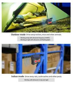 Repelente Solar de animales, repelente de animales, depredador, Coyote, ciervo, zorro, gato, luces de Control - Product Image 5