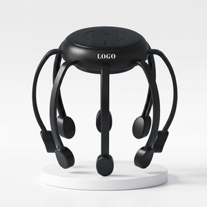 Masseur de tête à vibrations multipoints de qualité supérieure, masseur électrique sans fil pour le cuir chevelu 500 mAh, masseur pieuvre à 8 griffes pour le soulagement du stress - Product Image 1