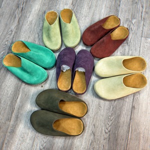 Chaussures Burken en Cuir Véritable 2026 Style Couple – Pantoufles à Semelle Épaisse Rehaussantes Antidérapantes pour Personnes Paresseuses - Product Image 1