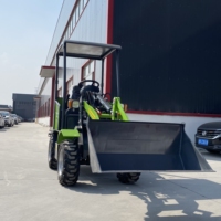 TIANTONG 500kg Elektrischer Allradlader Mini Knickgelenkter Hoflader mit Lithium-Batterie Bestes Angebot