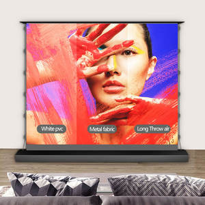 Proyector láser 4K en 120 ''Floor Rising Alr Pantalla de proyección electrónica Floor Rising Tab Tensión Pull up Pantalla de proyector - Product Image 2