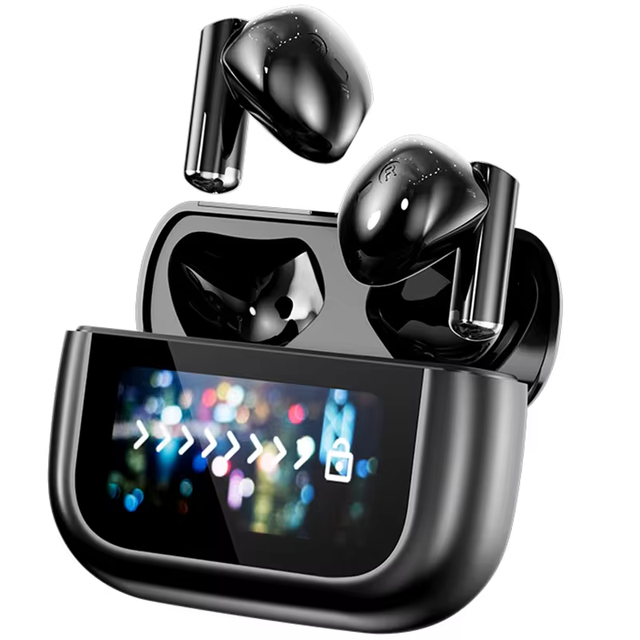 ANC V8 BT 5.3 Gaming Tws Earbuds Super Bass Stereo Hd Call Headset ENC Low Latency Headphones V8 Earphone with Touch Screen