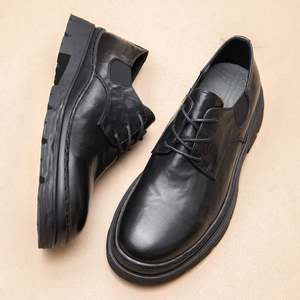 2025 nouvelle mode hommes chaussures en cuir affaires formelles et décontractées hauteur augmentant avec des semelles épaisses et bout fermé - Product Image 5