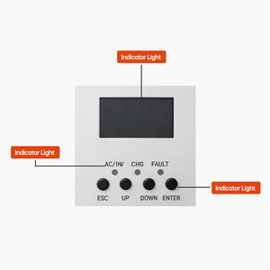 Sistema Solar Híbrido Trifásico de 5kw Mppt 450v en Línea para Hogar, ICR18650-2S1P-2600mAh, Alta Potencia, Admite hasta 500 - Product Image 3