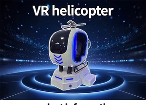 Simulateur de mouvement VR d'hélicoptère monoplace, machine de jeu dynamique pour parcs d'attractions, salles d'arcade et équipements de jeux intérieurs - Product Image 3