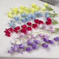 Artificielle Suspendue Cloche Fleur Cordes DIY À La Main Cheveux Accessoire Guirlande Matériaux Props Salle De Mariage Fleur Mur Fleur