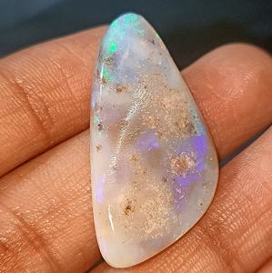 Opale australienne naturelle de qualité supérieure, pierre précieuse en cabochon, forme fantaisie, fabrication de bijoux, qualité naturelle incroyable - Product Image 2