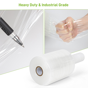 Quality Guarantee Moisture Proof PE <b>Plastic</b> Stretch Film <b>Wrap</b> Jumbo <b>Roll</b> Industrial Grade - Product Image 2