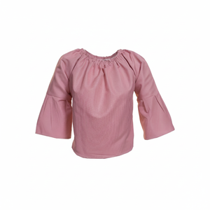 <b>Red</b> White Petti Square Women's Off-Shoulder <b>Blouse</b> - Product Image 2