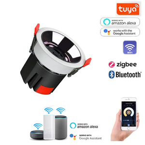 3 Years Warranty Aluminum Dimmable CCT COB 7W 55mm Zigbee Tuya <strong>APP</strong> Single or Dual Color 3500-6000K LED <strong>Spot</strong> <strong>Light</strong> Down <strong>Light</strong> - Product Image 1