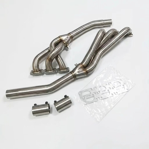 BM-01H Mejor Precio de Fábrica para Colector de Escape con Diámetro Exterior de 42 mm, Colector <span class=keywords><strong>Turbo</strong></span> T3/T4 Pulido para <span class=keywords><strong>BMW</strong></span> <span class=keywords><strong>E30</strong></span> E34 24V M50/M52/S50/S52 - Product Image 1