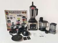Blender électrique 8 en 1 avec boîtier en acier inoxydable, vitesse variable et fonction de chauffage, pour la préparation de smoothies à usage domestique