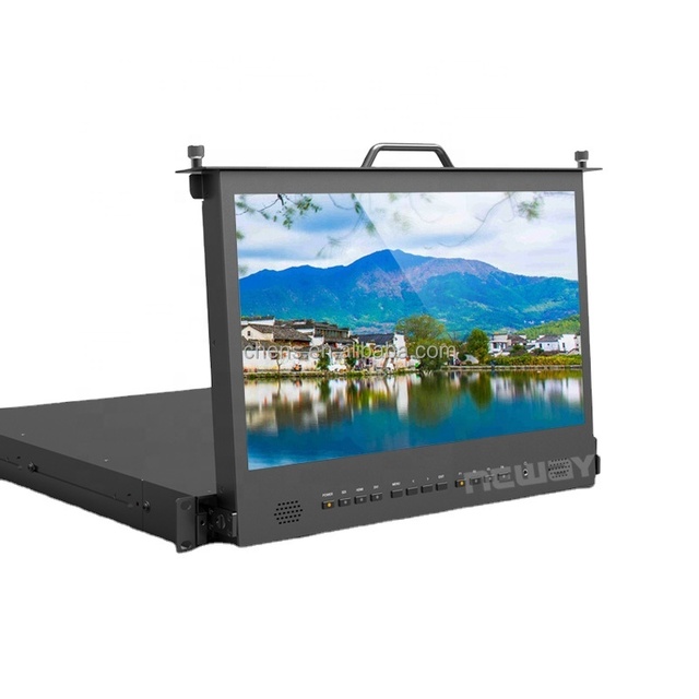 HD-MI SDI 17 17.3 Inch LCD Full HD 1080P Rack Mount Broadcast Monitor