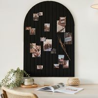 Tableau mémo acoustique noir en PET pour chambre d'enfant, panneau en feutre de 9 mm, tuile murale insonorisante pour crèche et maternelle