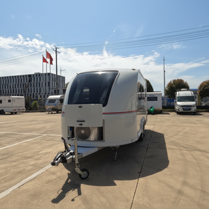 Caravane de luxe de 6,9 m avec châssis AL-KO, suspension indépendante, camping-car <span class=keywords><strong>en</strong></span> aluminium sans <span class=keywords><strong>bois</strong></span> - Product Image 1