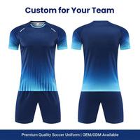 Camiseta de Fútbol con Cuello, Sublimación Personalizada, Malla de Poliéster con Logotipo, Nombre y Número, Camiseta de Fútbol OEM al por Mayor