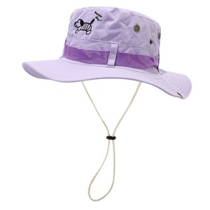 Chapeau Bob Rose et Violet Adorable pour <span class=keywords><strong>Chien</strong></span>, Idéal pour la Randonnée, le Safari, le Camping en Plein Air, la Pêche et le Cyclisme, avec Cordon Anti-Vent - Product Image 2