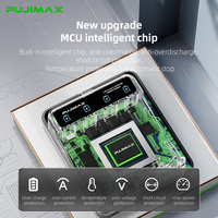 PUJIMAX bonne qualité en gros OEM ODM 1.5v 2713mah AA batterie rechargeable avec chargeur USB C chargeur de batterie portable