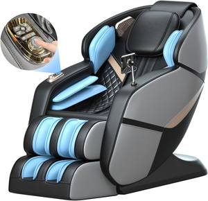 Fauteuil Shiatsu moderne inclinable avec chauffage électrique Fauteuil de massage à pression d'air multifonctionnel sans gravité - Product Image 3