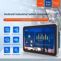 Tablette industrielle murale à écran plat 10,1 pouces avec écran tactile, prise en charge VGA et VESA, en stock, RK3288, 2 Go de RAM, 8 Go de stockage