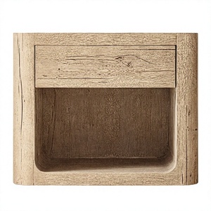 RH Classic American Style Solid Wood High-End Luxury <b>Bedside</b> Table New Solid Wood Multi Function Nightstand - Product Image 2