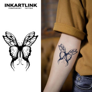 Autocollant de <span class=keywords><strong>tatouage</strong></span> temporaire réaliste <span class=keywords><strong>papillon</strong></span> aux herbes, imperméable, longue durée (15 jours), semi-permanent, pour bras et <span class=keywords><strong>épaule</strong></span> - Product Image 2