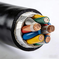 Kabel Daya Purorigin Harga Terjangkau Tembaga 10mm-240mm XLPE 4 Inti Berpelindung Baja dengan Selubung Karet Tegangan Tinggi untuk Konstruksi