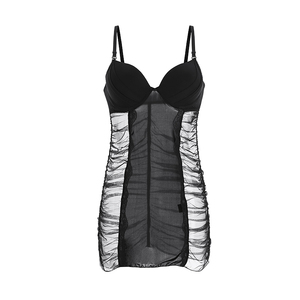 Nuovo abbigliamento da notte estivo caldo da donna camicia da notte in maglia di seta di ghiaccio Sexy in maglia <span class=keywords><strong>Lingerie</strong></span> da salotto Gr1178 - Product Image 5