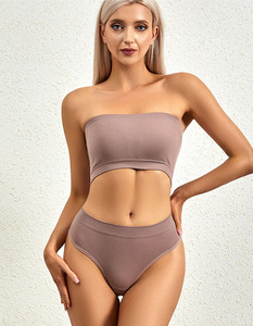Lencería de mujer caliente espalda abierta Sexy cintura camiseta sin mangas Sin borde de acero ajuste fino sujetador cómodo - Product Image 5