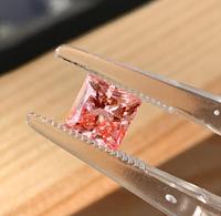 Diamants de laboratoire CVD en vrac, taille coussin excellente, 1,03 carat, VVS2, certifiés IGI, bleu vif fantaisie