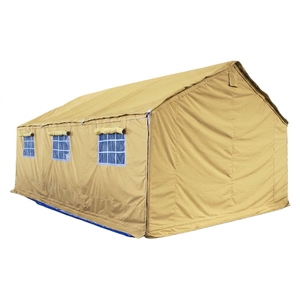 Tente à structure tubulaire en acier, <span class=keywords><strong>prix</strong></span> usine, imperméable, coupe-vent, abri d'urgence pour les situations de catastrophe - Product Image 3