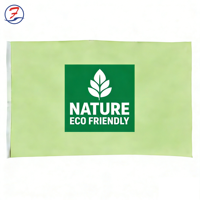 Drapeau National Personnalisé WONDERFUL FLAG, Polyester, Impression Numérique, Durable, 3x5, Style Sportif, Mât en Aluminium, Logo Personnalisé