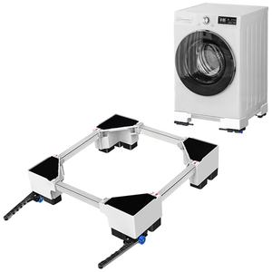 Movable Adjustable <b>Washing</b> <b>Machine</b> Stand with <b>Wheels</b> Wash Dryer Bracket for Fridge Refrigerator Base <b>Washing</b> <b>Machine</b> Parts - Product Image 1