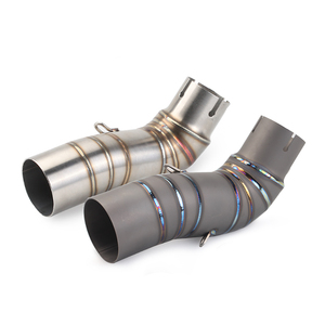 2004-2007 <span class=keywords><strong>CBR1000</strong></span> 2008-2012 Tuyau de liaison d'échappement à section centrale en acier inoxydable pour moto État neuf - Product Image 2