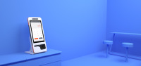 Терминал самообслуживания CITAQ Q1 на Windows 7, POS-терминал, оборудование, 21.6-дюймовый емкостный сенсорный экран, Intel Celeron J1900, 3 года гарантии, 80 мм