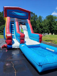 Tobogán Acuático Inflable Gigante Comercial para Adultos, Marca Xinyue, Lona <span class=keywords><strong>de</strong></span> PVC, Tamaño Personalizado para Uso en Parques <span class=keywords><strong>de</strong></span> Trampolines - Product Image 6