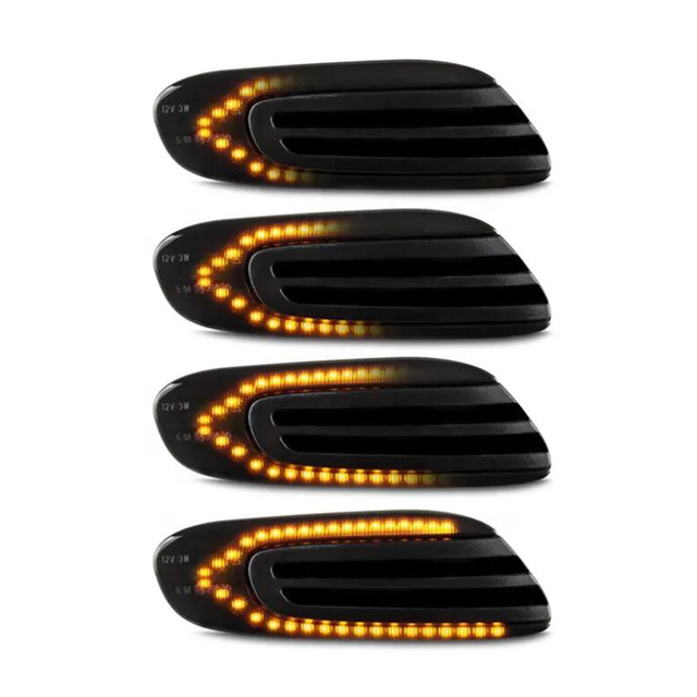 For BMW Mini Cooper F55 F56 F57 2014-2019 LED Dynamic Side Marker Turn Signal Indicator Repeater Light Sequential Blinker Lamp
