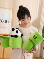 Styles Tendance Chaudes Bambou PANDA Peluches Peluches Doux Coussin Matériel Chinois Jouets