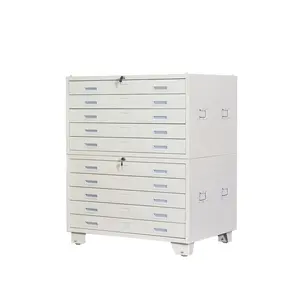 Fabricación de fábrica, 5 cajones, almacenamiento de hierro, papel de plan de metal, A0, gabinete de película de mapa de acero - Product Image 1
