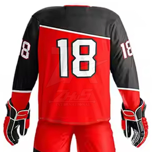 Uniforme de hockey sur glace personnalisé de haute qualité vêtements de hockey sur glace respirants à séchage rapide uniforme de hockey sur glace - Product Image 6