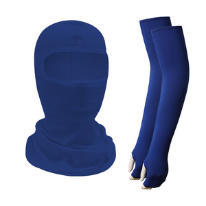 Masque de cyclisme unisexe en soie glacée pour les doigts, respirant, à séchage rapide, anti-UV, haute élasticité, pour activités de plein air - Product Image 3