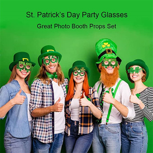 Wholesale St. Patrick's Day <strong>Glasses</strong> Frame Headbands Irish <strong>Shamrock</strong> Costume Accessories For Patty's Day <strong>Party</strong> Supplies - Product Image 5