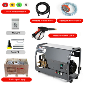 Nettoyeur <span class=keywords><strong>Haute</strong></span> <span class=keywords><strong>Pression</strong></span> Électrique Portable 11L/Min Débit Max pour Usage Automobile et Industriel - Product Image 6