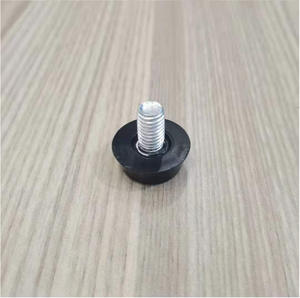 Patins de pieds réglables en tube carré de fer pour meubles, en feutre plastique, caoutchouc, PE, PVC, durables, patins de pieds pour meubles, plaque de base pour pieds - Product Image 4