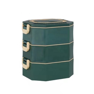food grade 304 stainless steel leakproof tin box for kids colorful plastic lunchbox